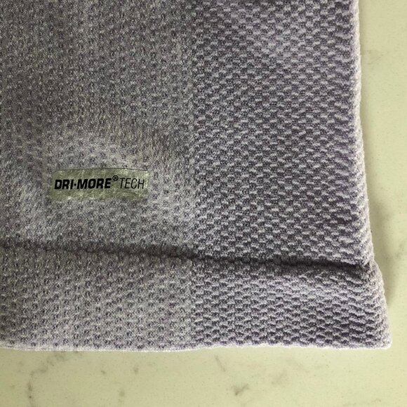Athletic Works Dri-More Activewear Sh Slv Crew Neck Nylon Top Lavender Sz M NWOT - Picture 7 of 8